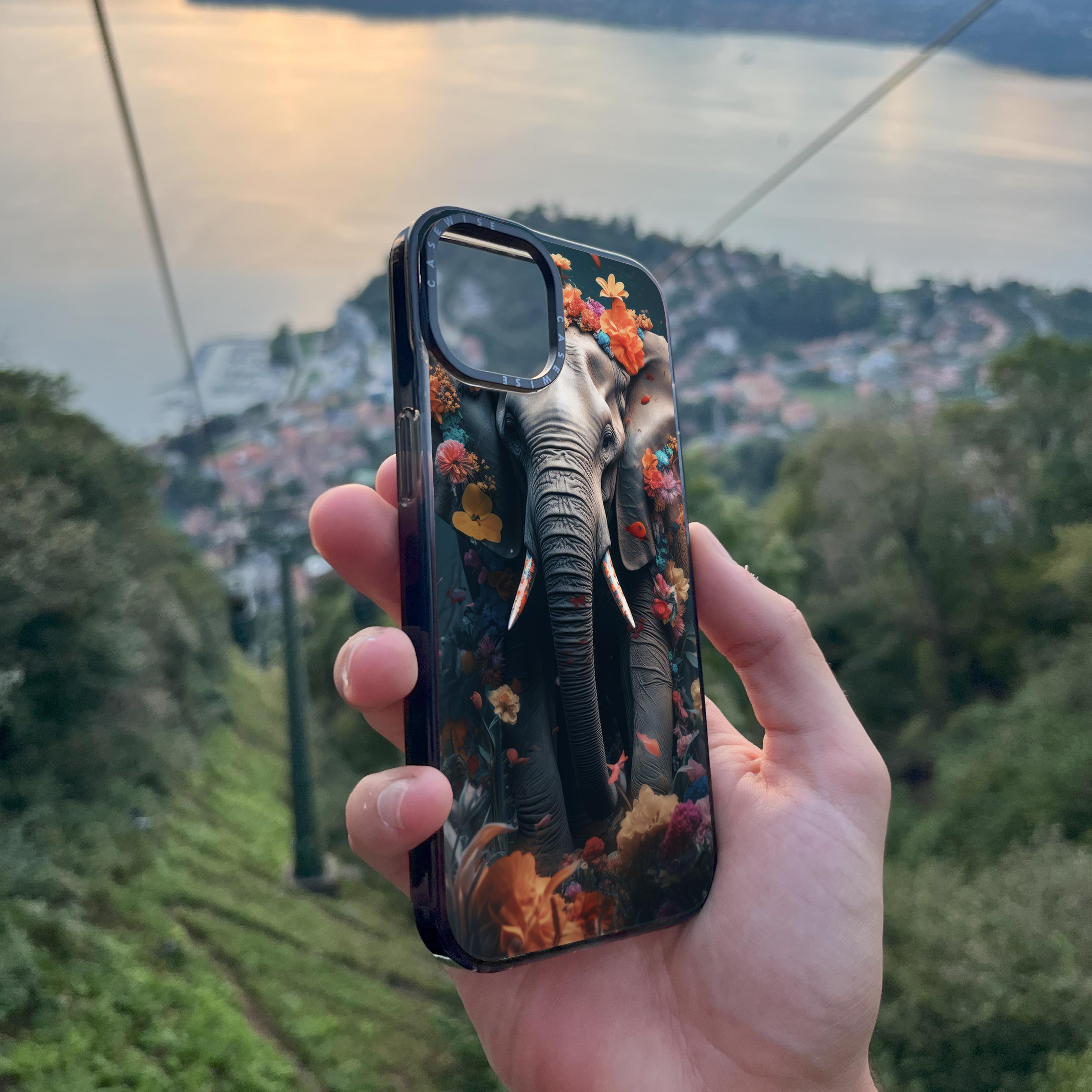 Elephant Floral - Case