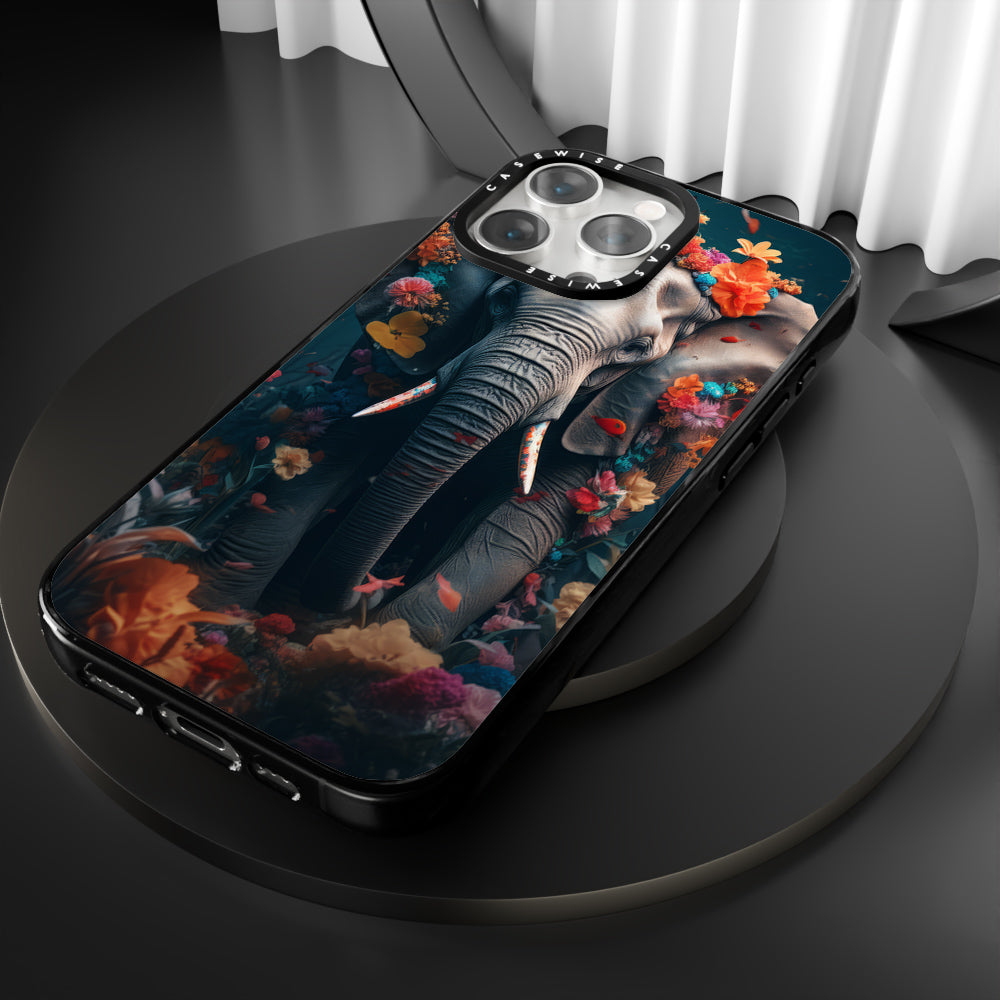 Elephant Floral - Case