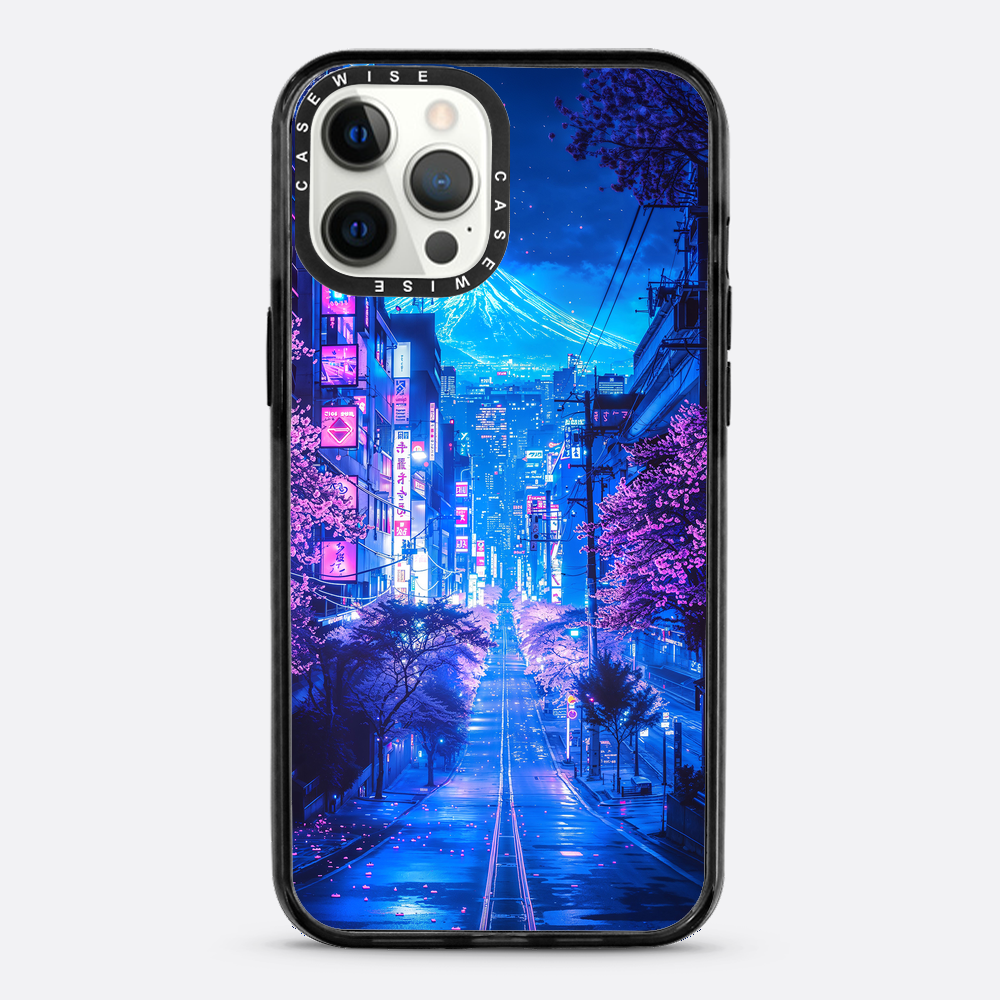 Futuristic Fuji Neon Bloom - Case