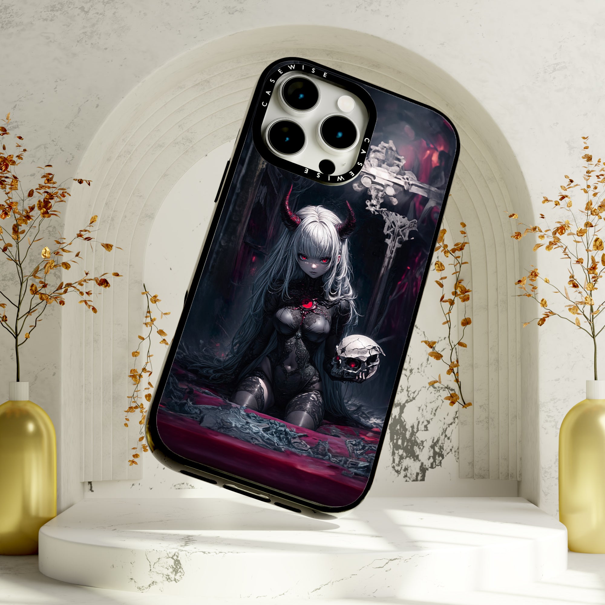 Black Demon Vampire Lady - Case