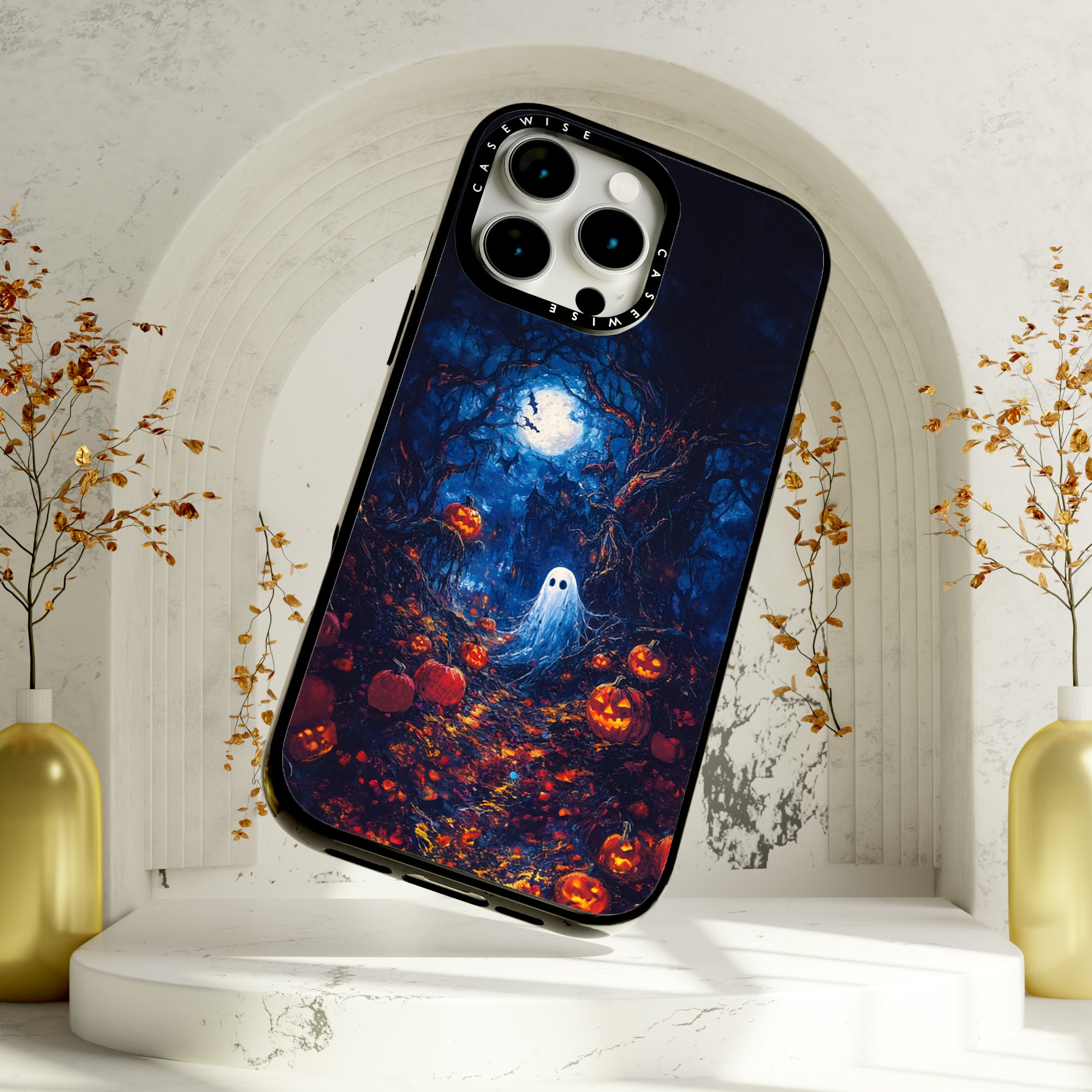 Halloween Pumpkin Ghost - Case