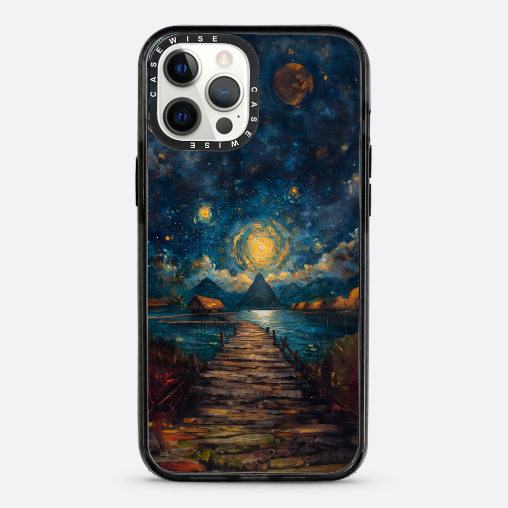 Coastal Pier Painting - Case