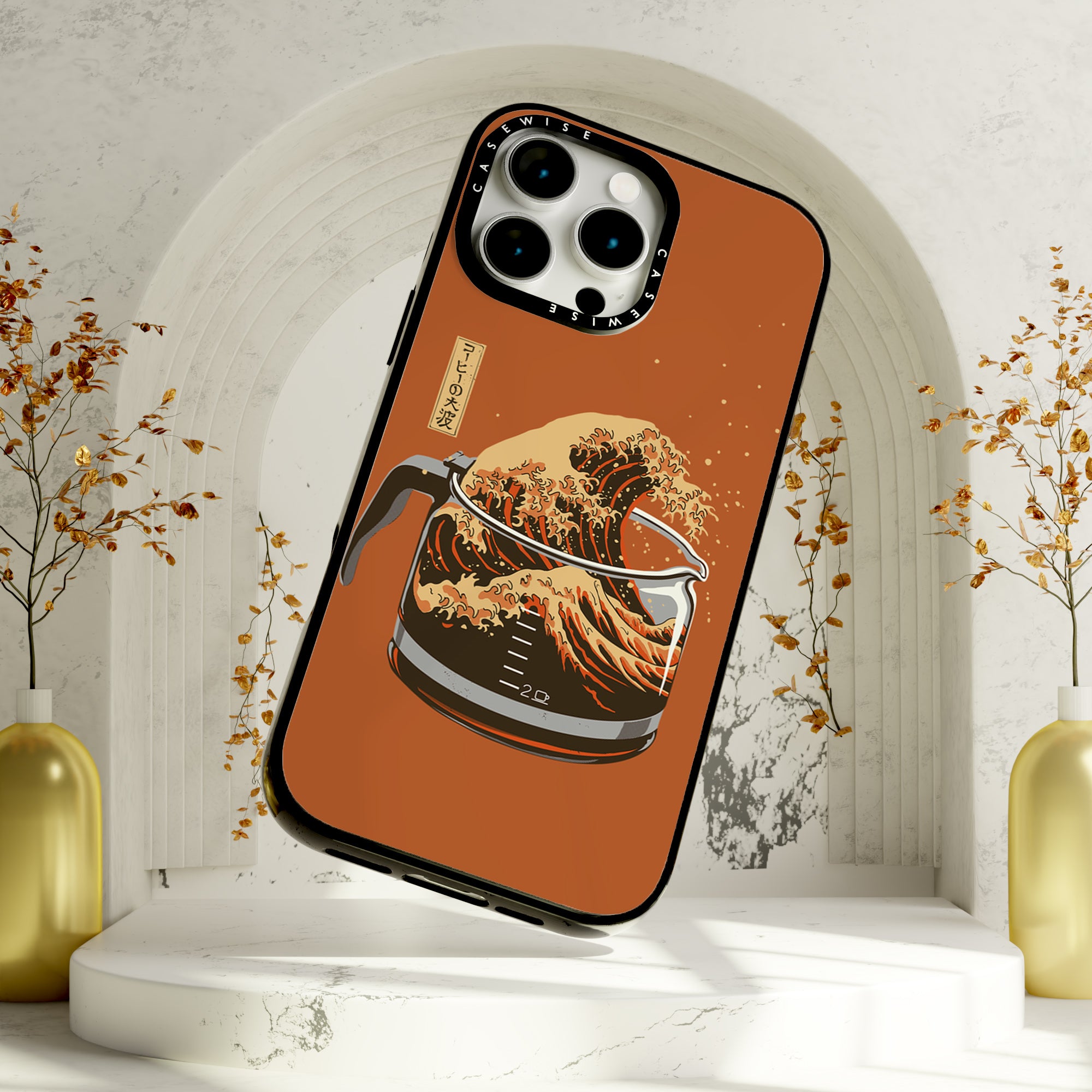 the great wave of coffee light - Case
