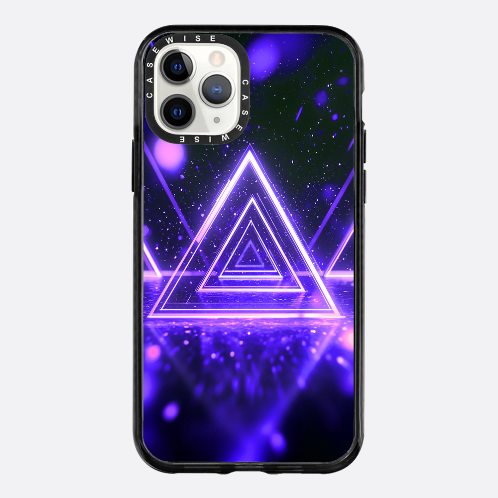 Mystical Symbol Triangles Violet - Case