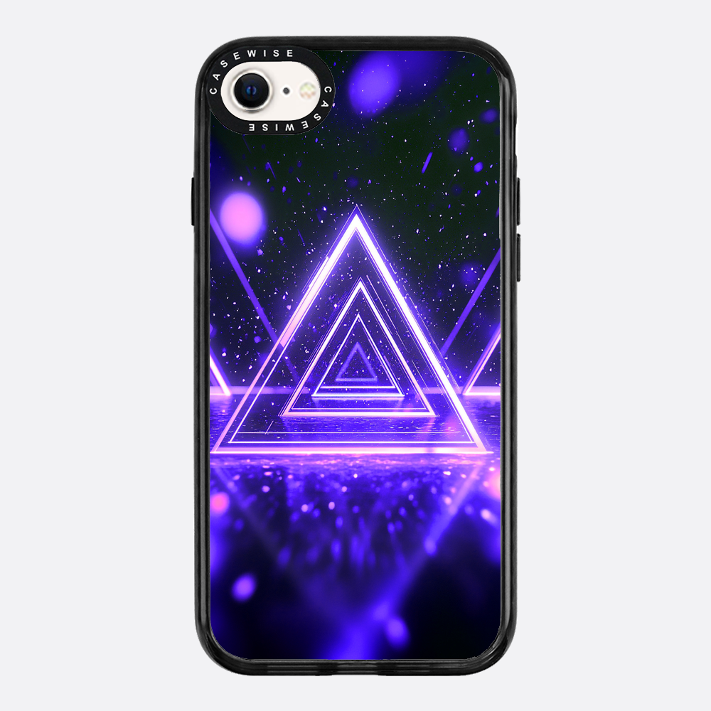 Mystical Symbol Triangles Violet - Case