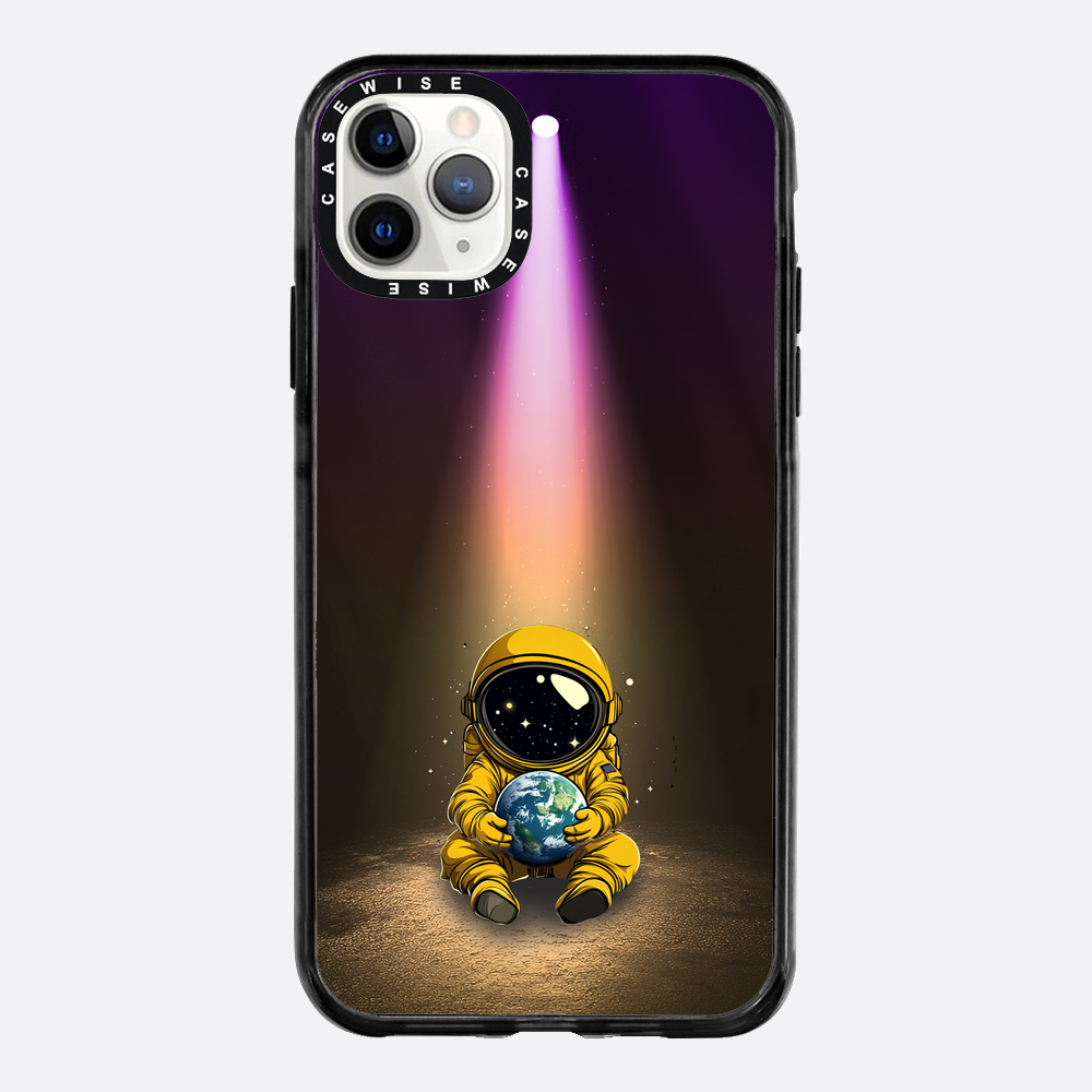 Light Astronaut Holding Earth Funny - Case