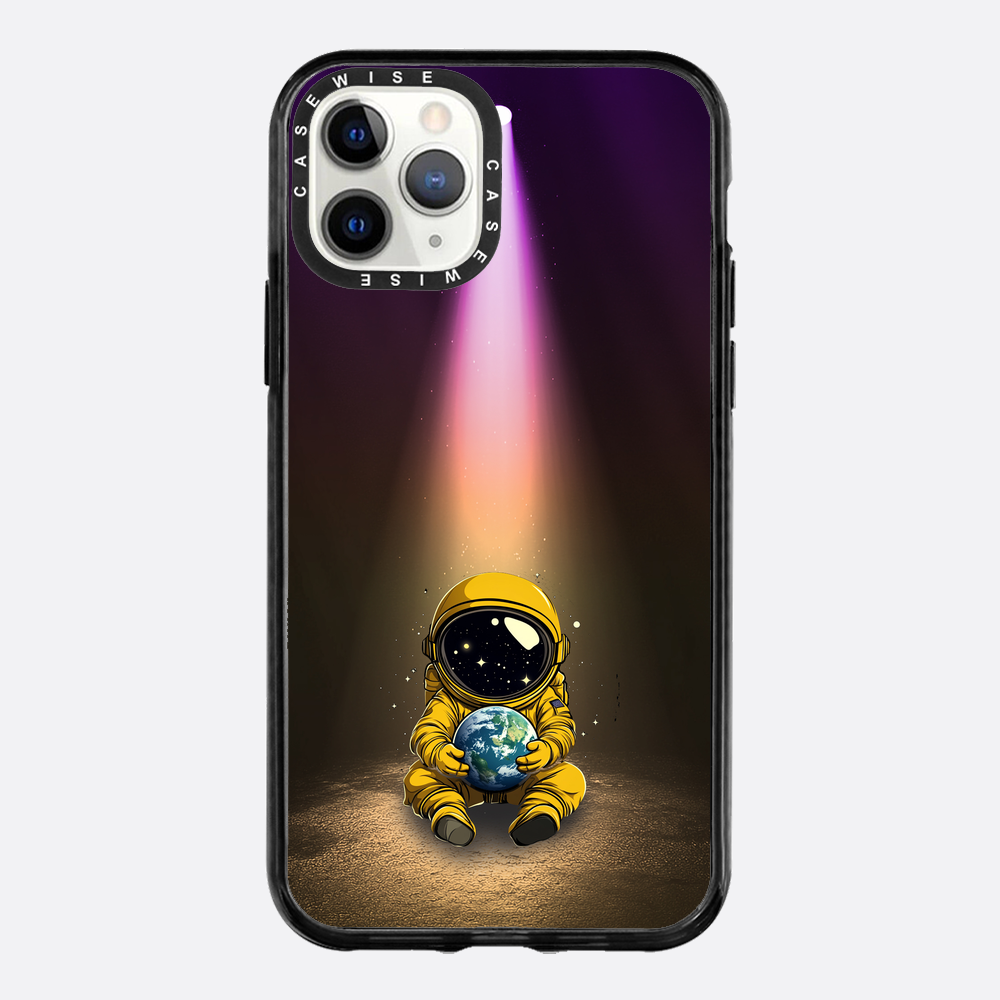 Light Astronaut Holding Earth Funny - Case