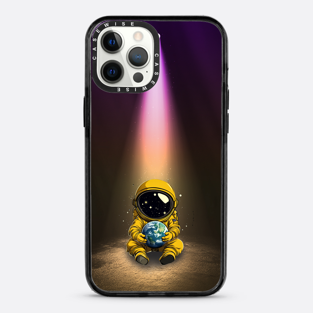 Light Astronaut Holding Earth Funny - Case