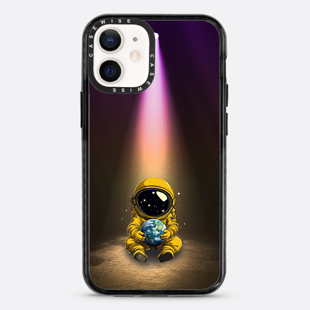 Light Astronaut Holding Earth Funny - Case