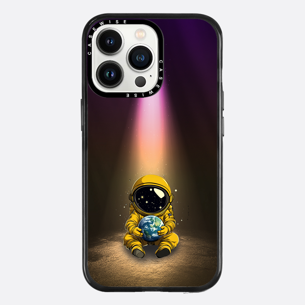 Light Astronaut Holding Earth Funny - Case