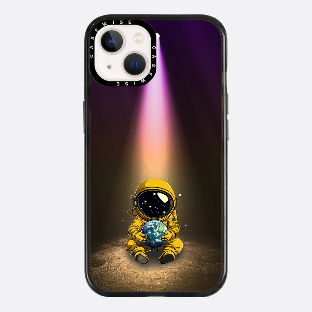 Light Astronaut Holding Earth Funny - Case