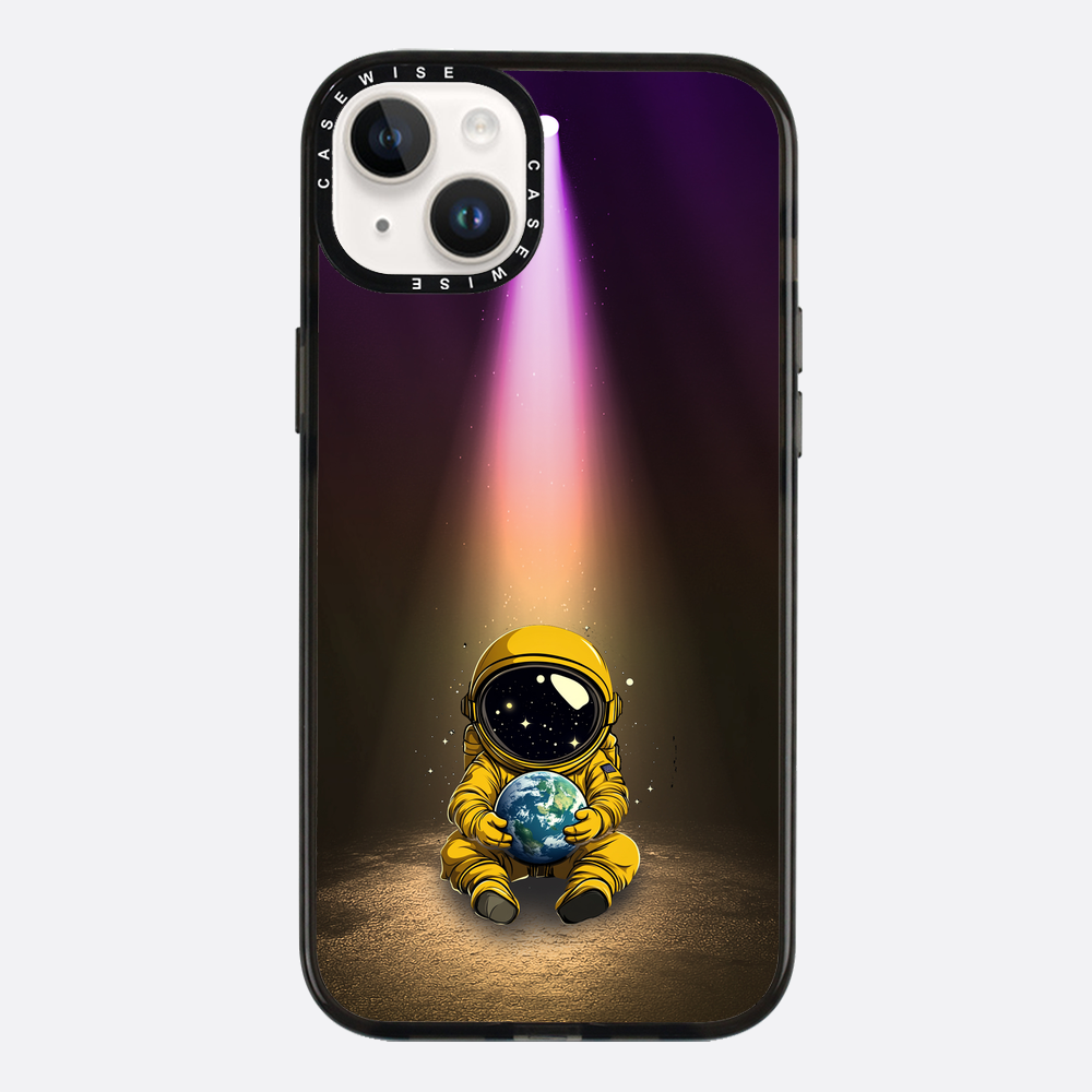 Light Astronaut Holding Earth Funny - Case