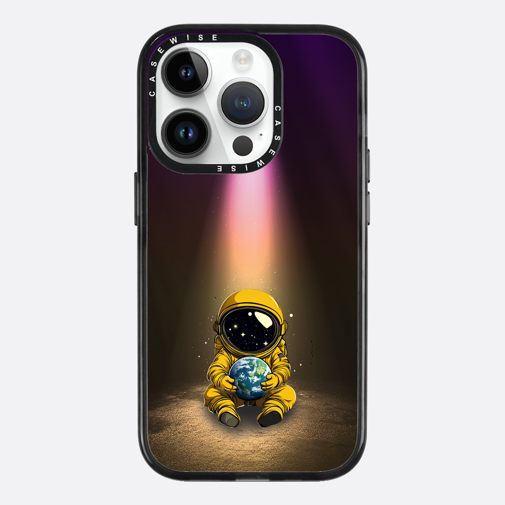 Light Astronaut Holding Earth Funny - Case