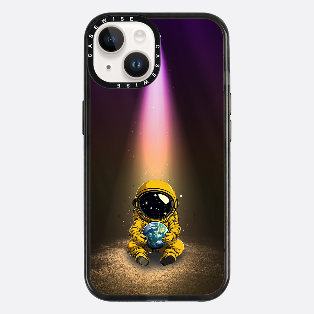 Light Astronaut Holding Earth Funny - Case