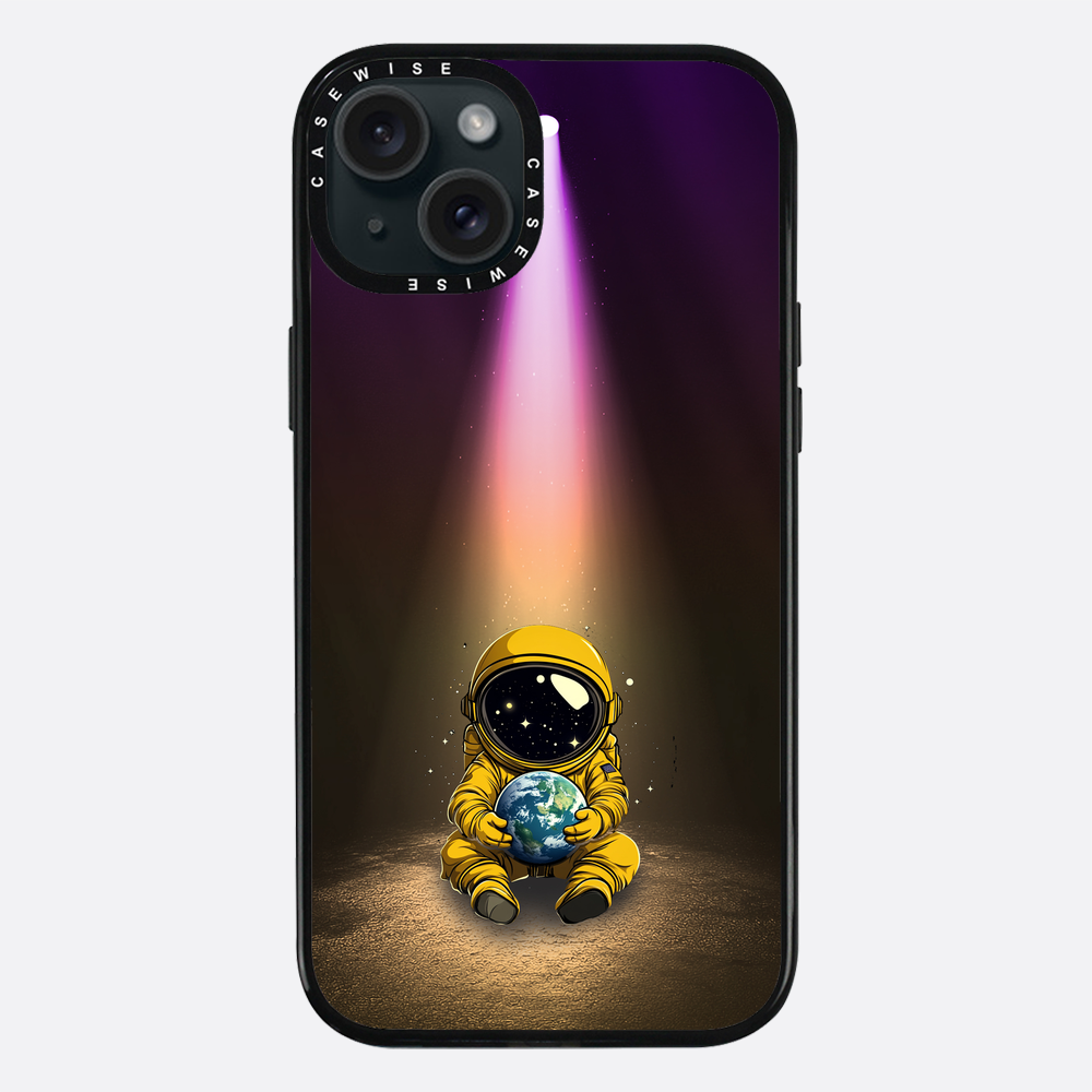 Light Astronaut Holding Earth Funny - Case