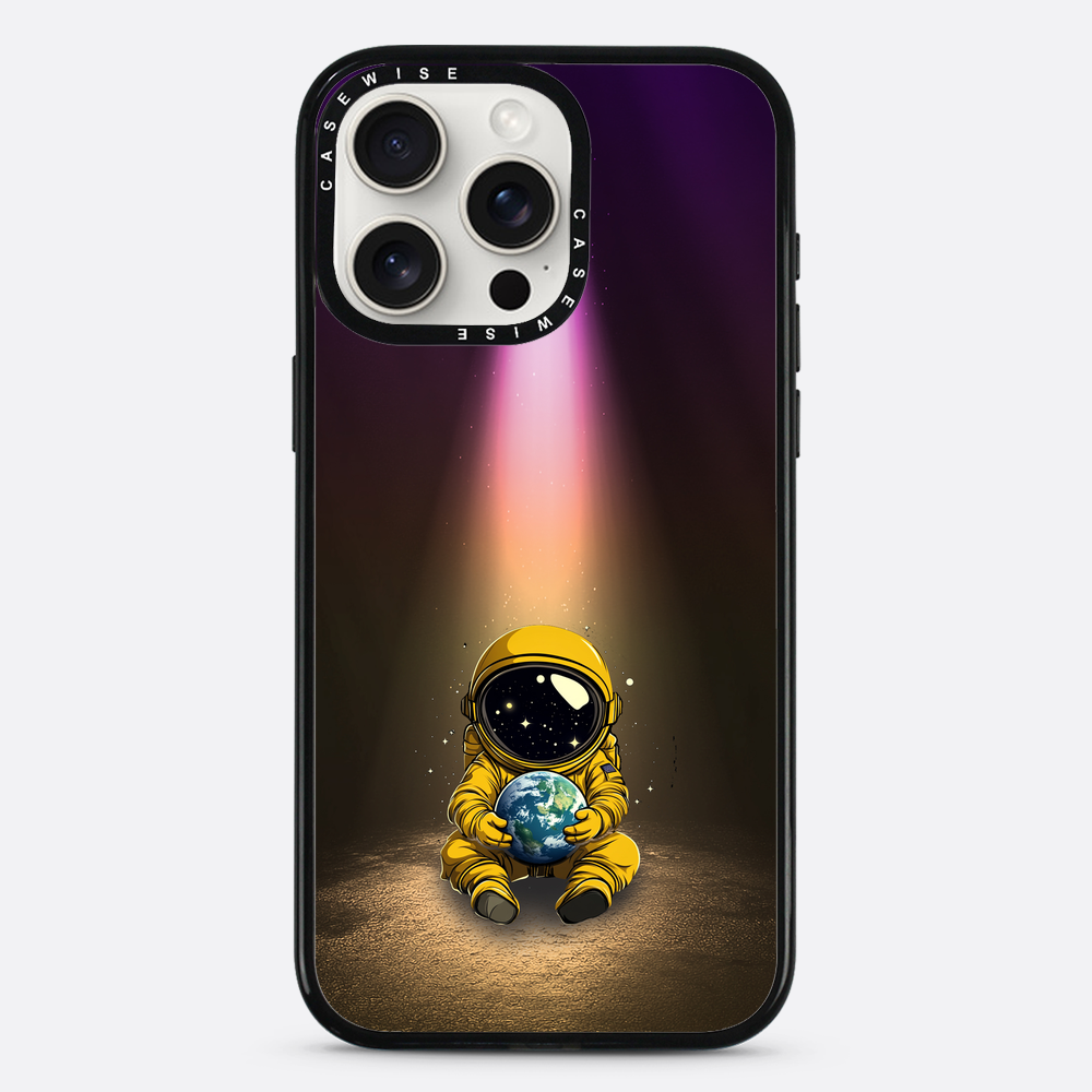Light Astronaut Holding Earth Funny - Case