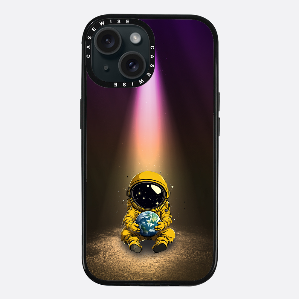 Light Astronaut Holding Earth Funny - Case