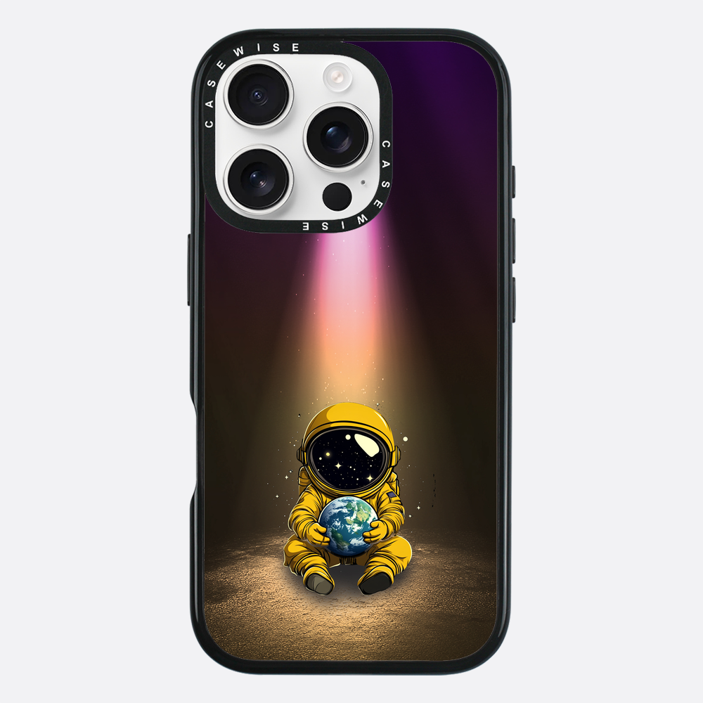 Light Astronaut Holding Earth Funny - Case