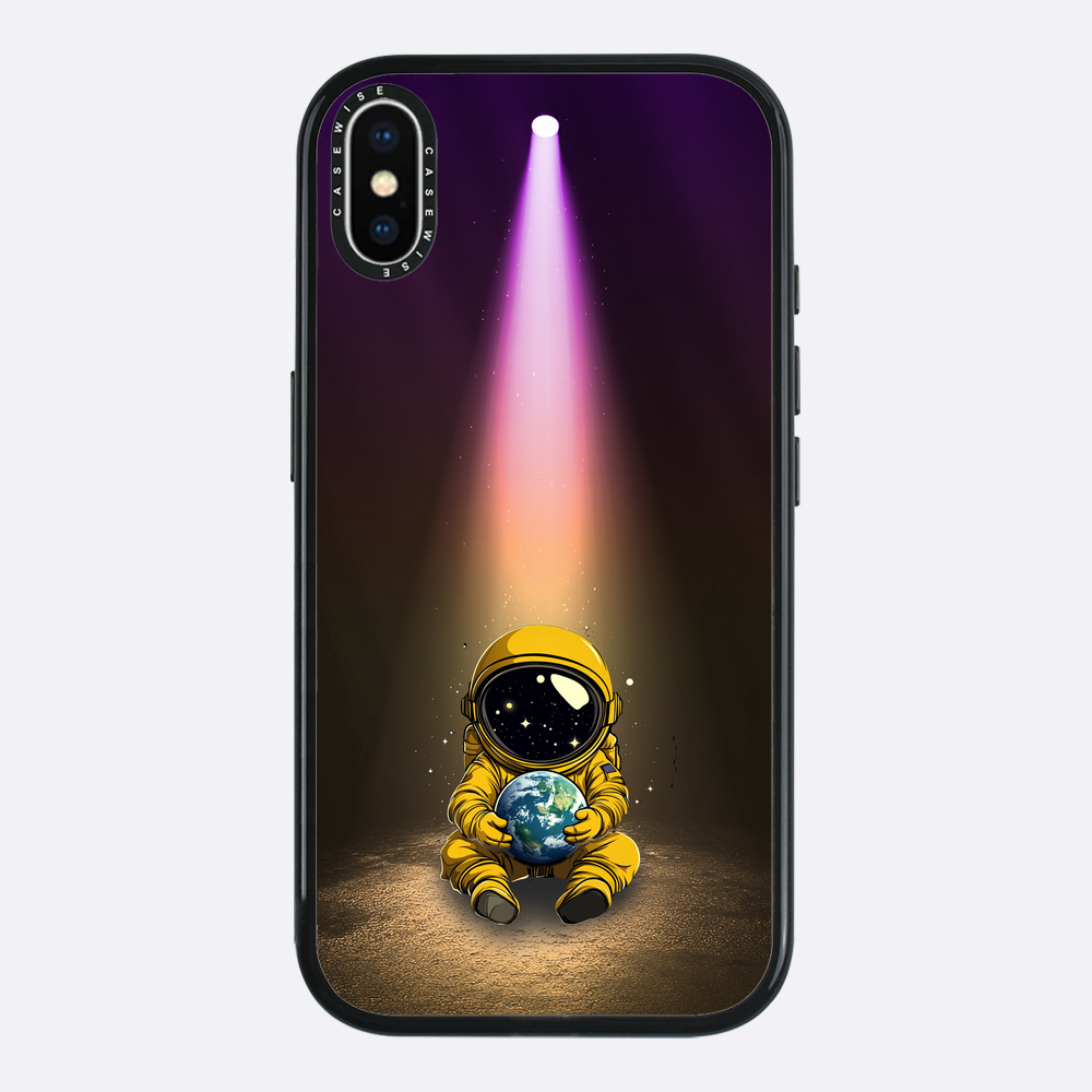 Light Astronaut Holding Earth Funny - Case