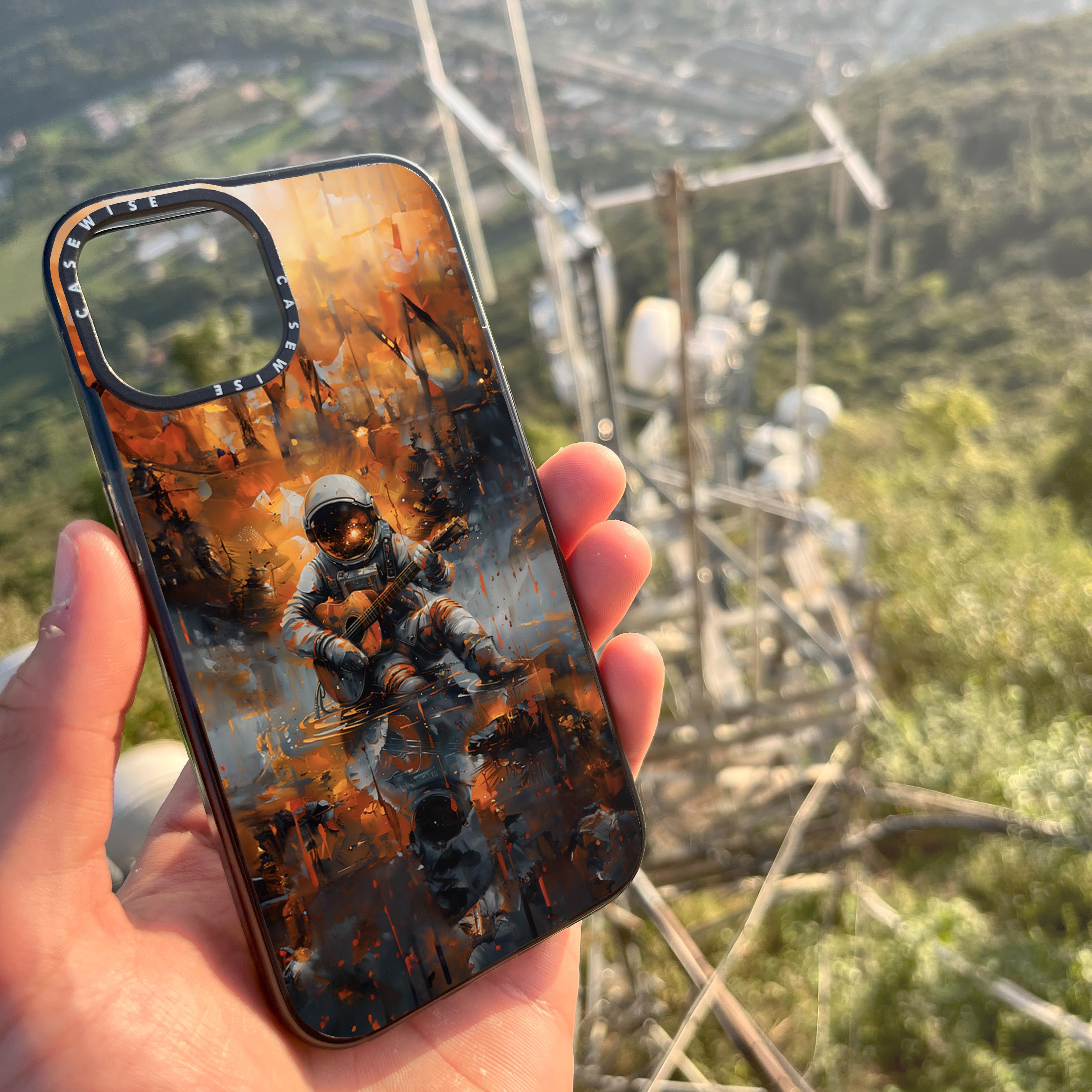 Orange August Astronaut - Case
