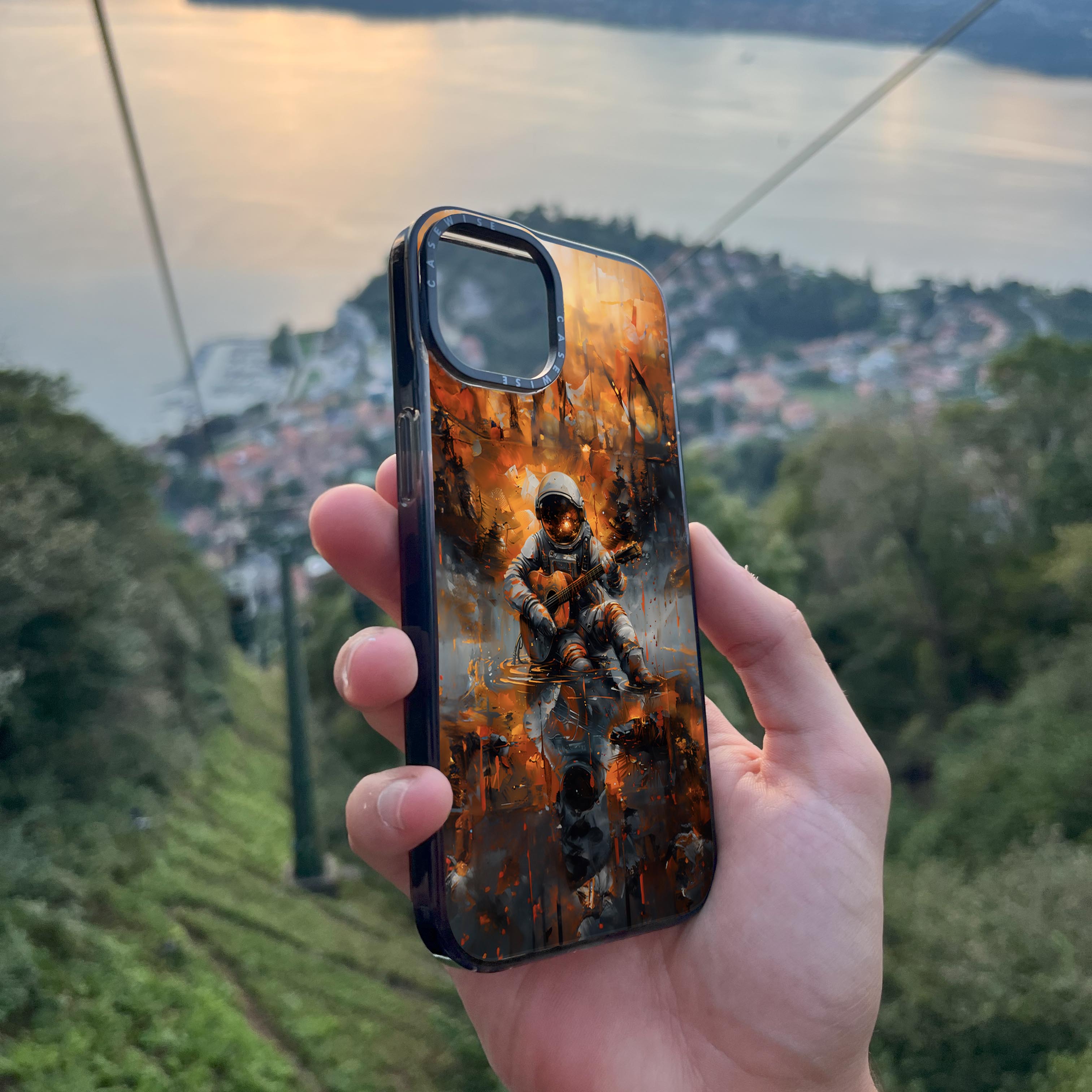 Orange August Astronaut - Case
