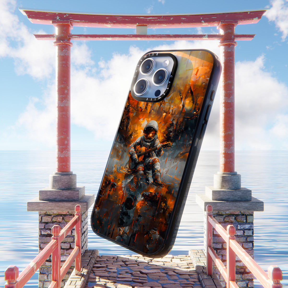 Orange August Astronaut - Case