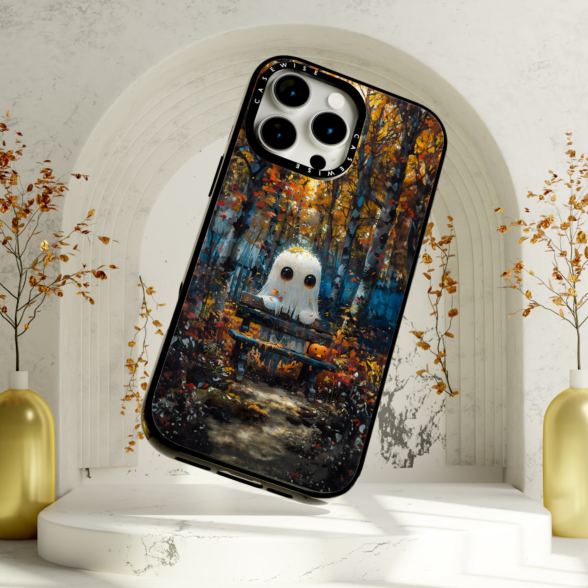 Cute Ghost in August Forest - Case