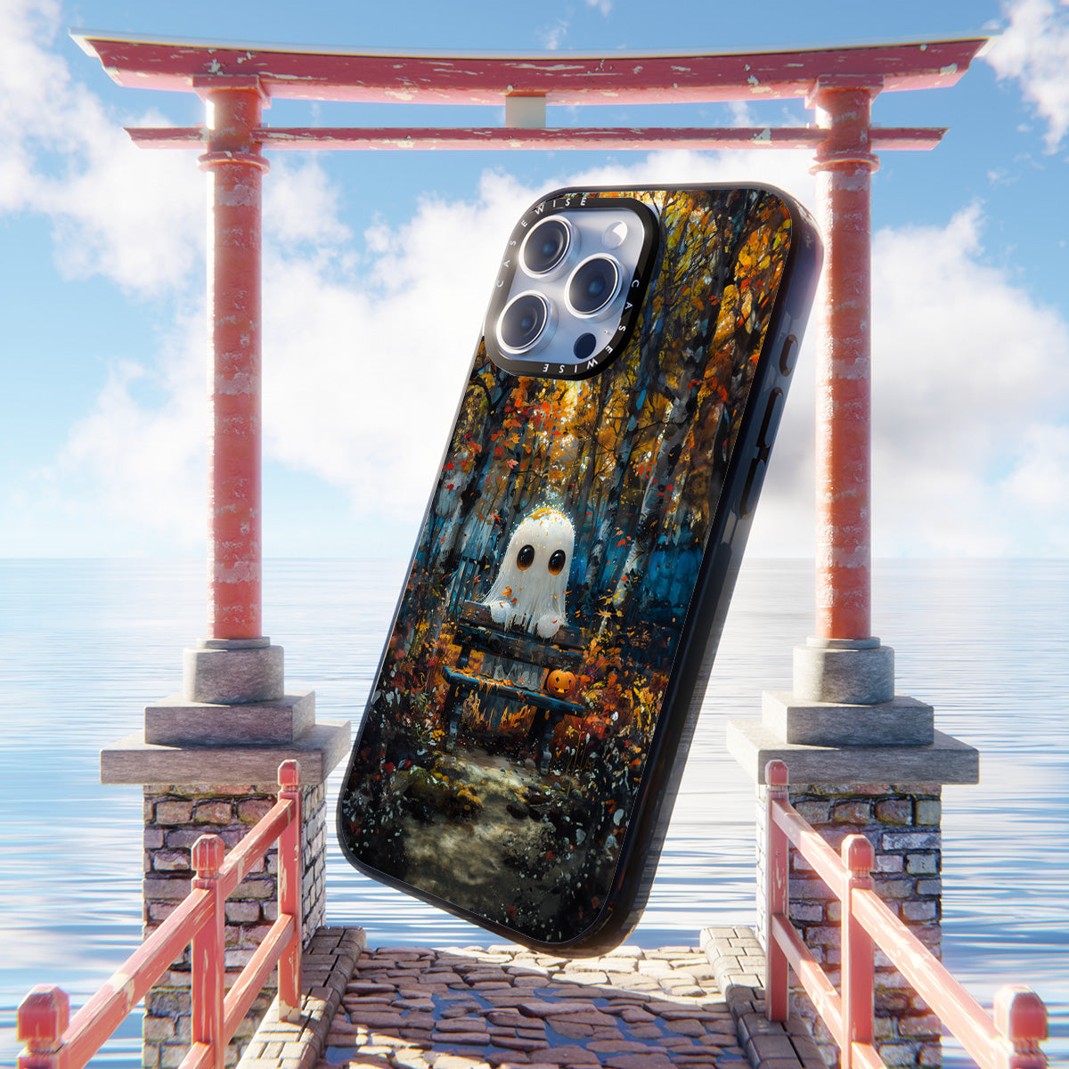 Cute Ghost in August Forest - Case