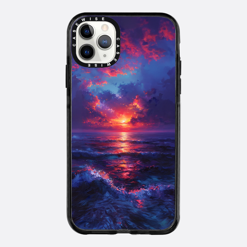 Midnight Sunset Ocean - Case