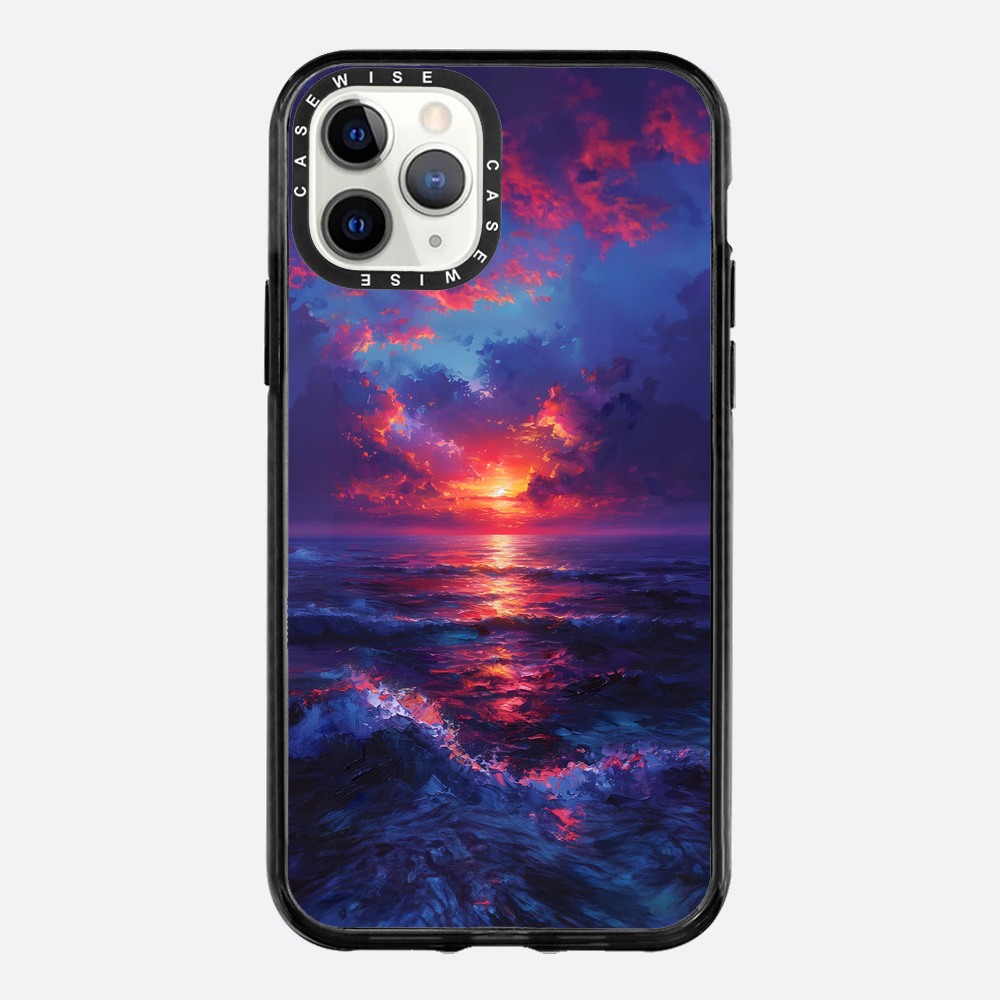 Midnight Sunset Ocean - Case