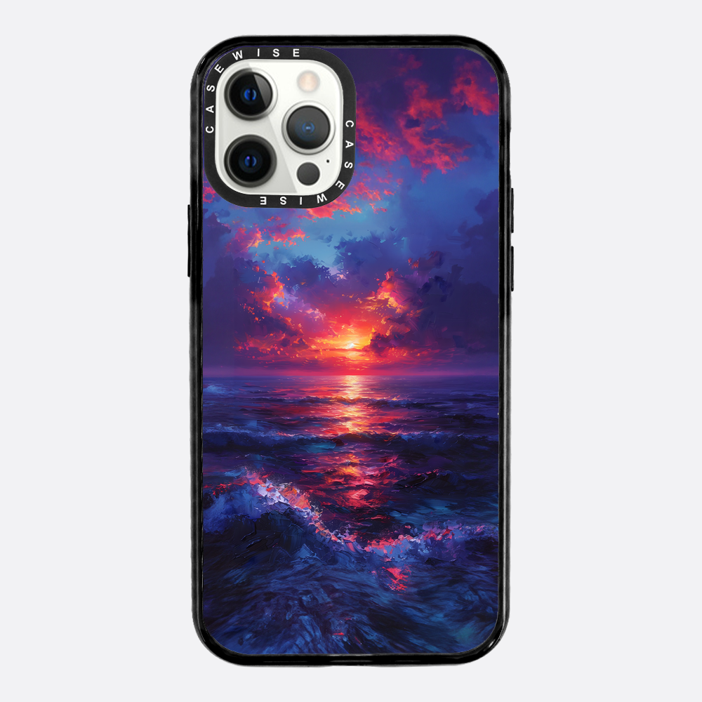 Midnight Sunset Ocean - Case