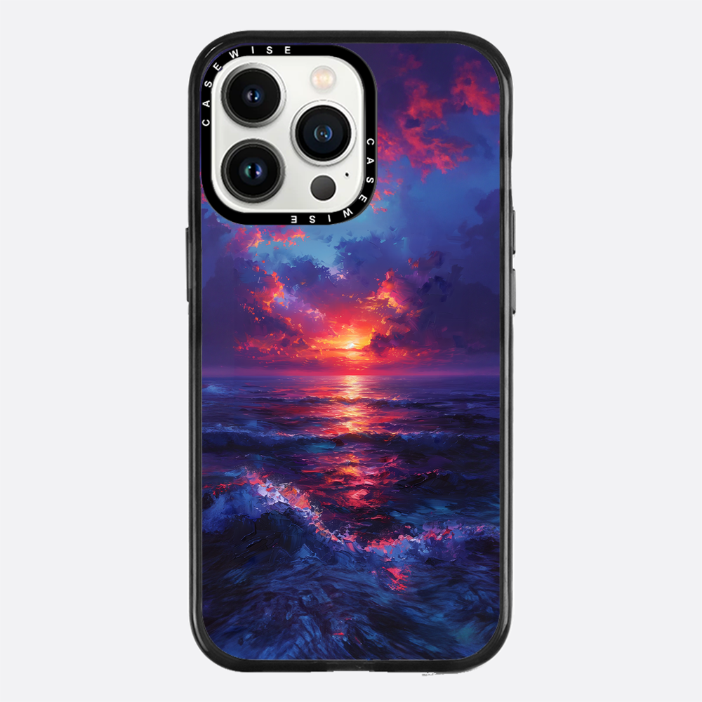 Midnight Sunset Ocean - Case