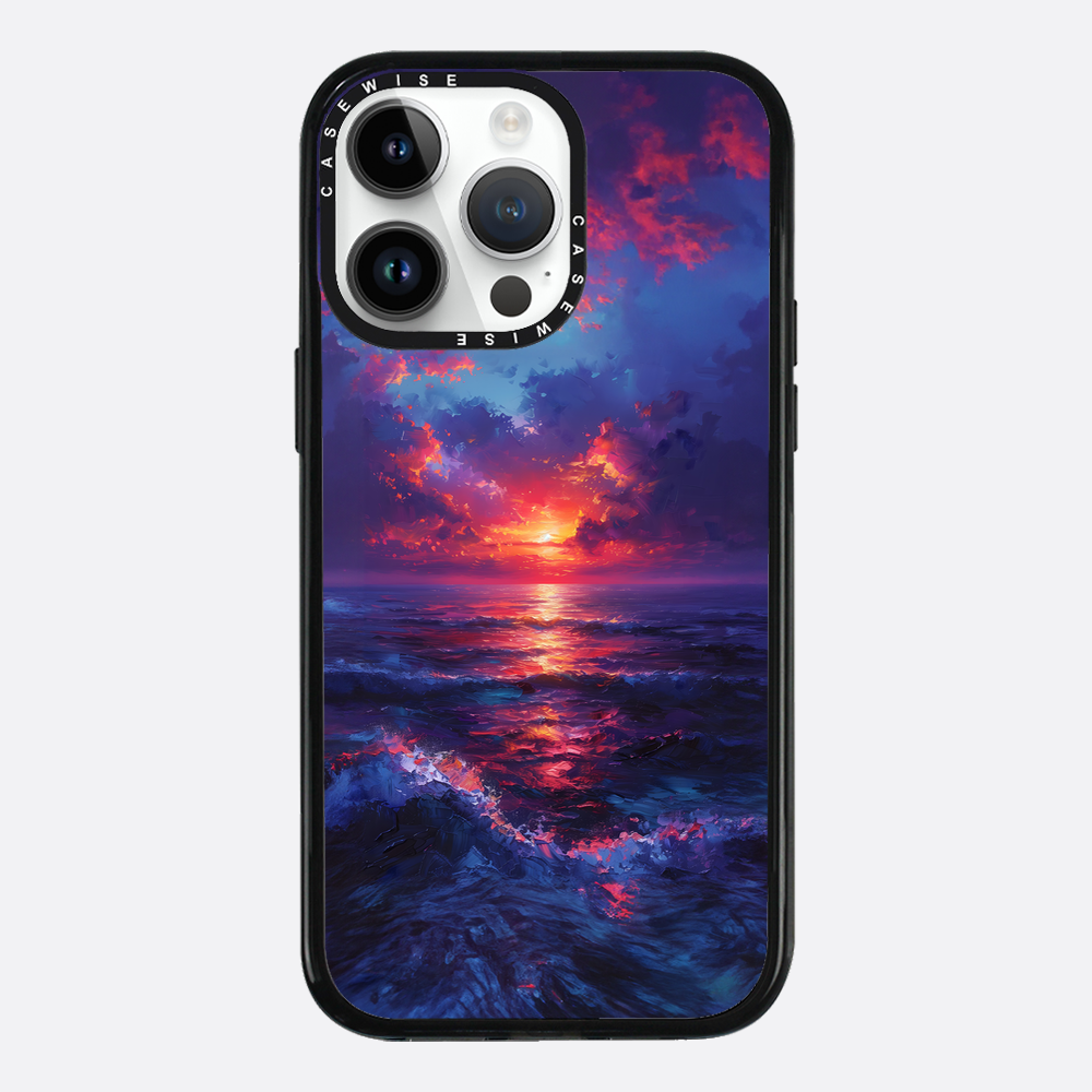Midnight Sunset Ocean - Case
