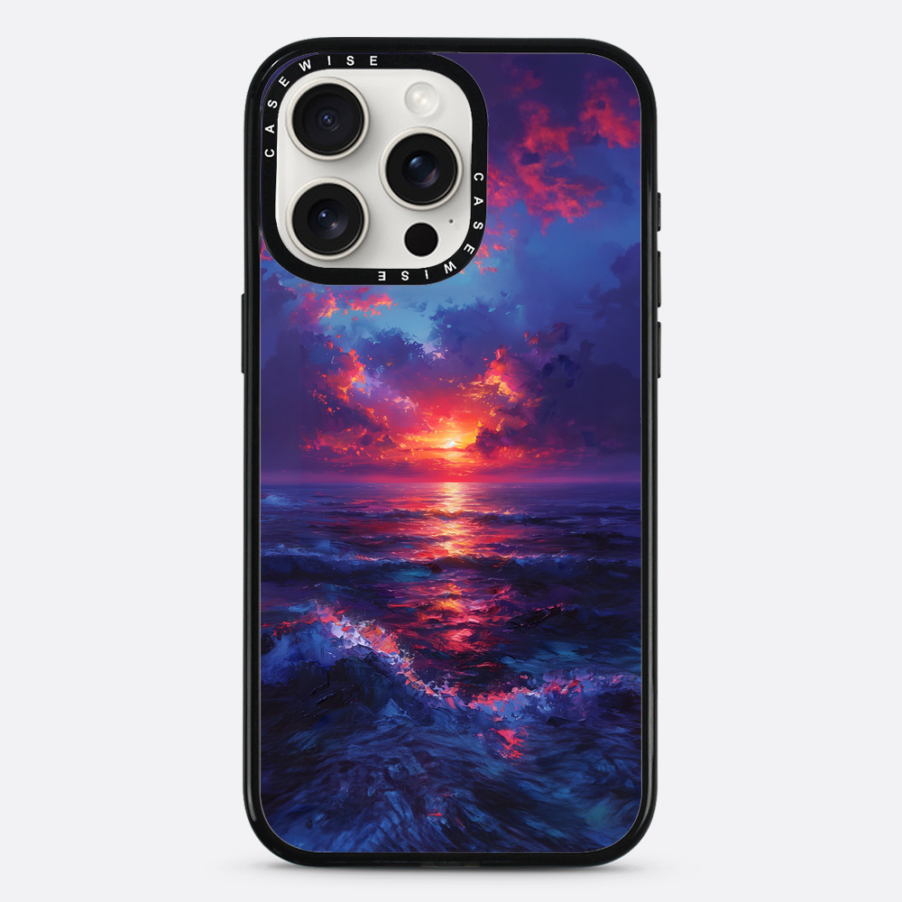 Midnight Sunset Ocean - Case