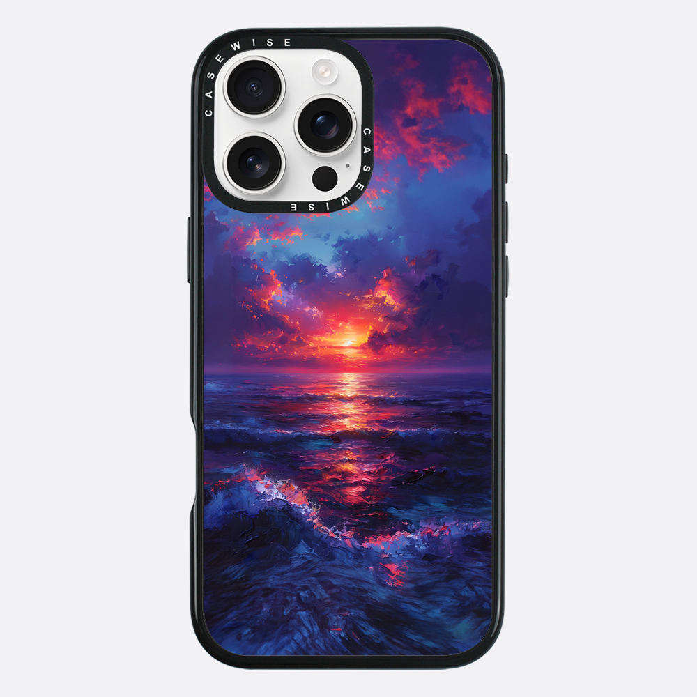 Midnight Sunset Ocean - Case