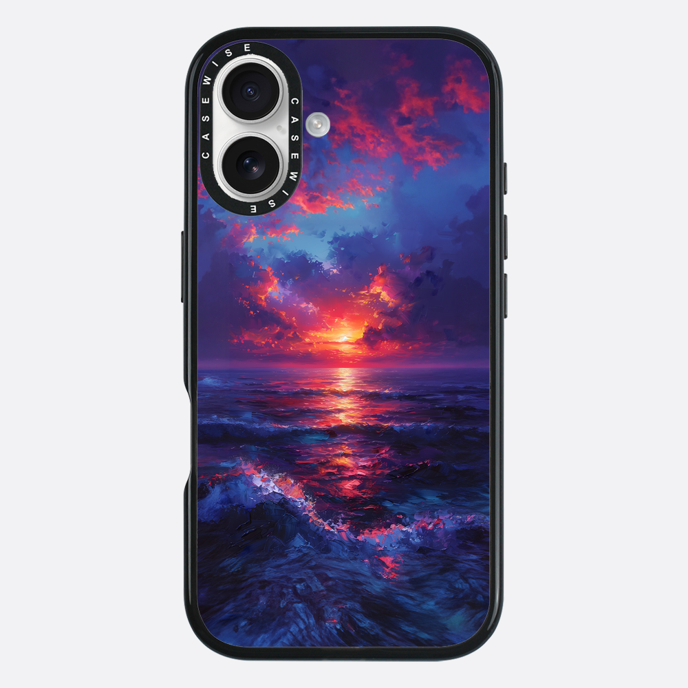 Midnight Sunset Ocean - Case