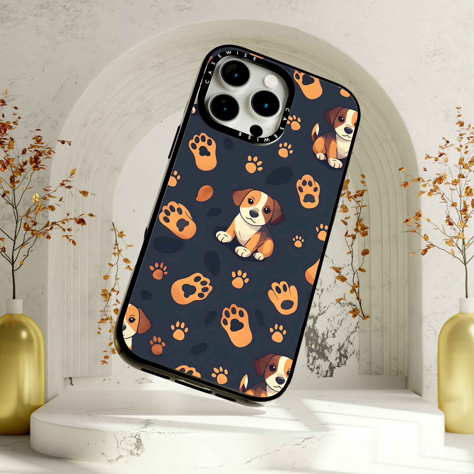 Dog Paw Pattern - Case