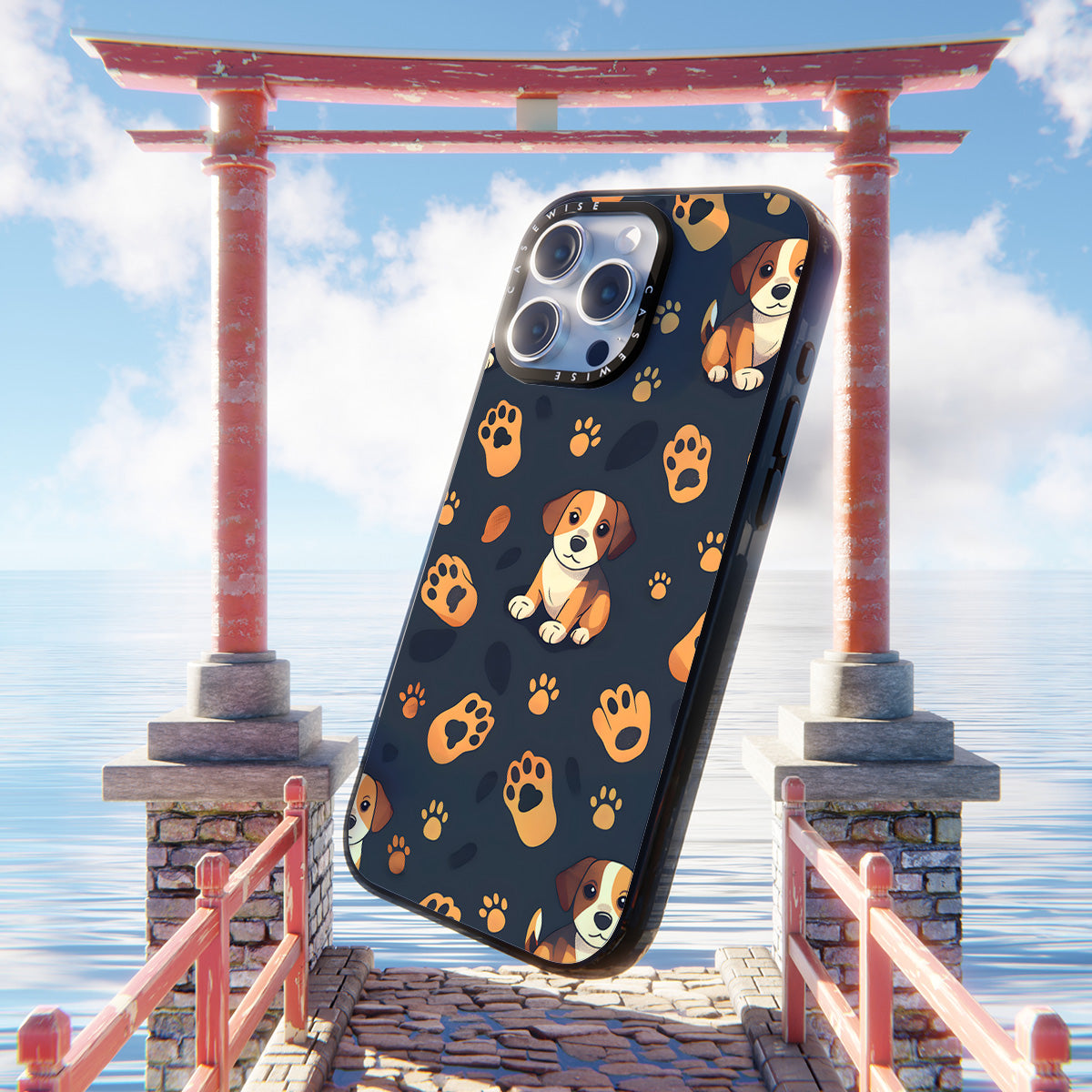 Dog Paw Pattern - Case