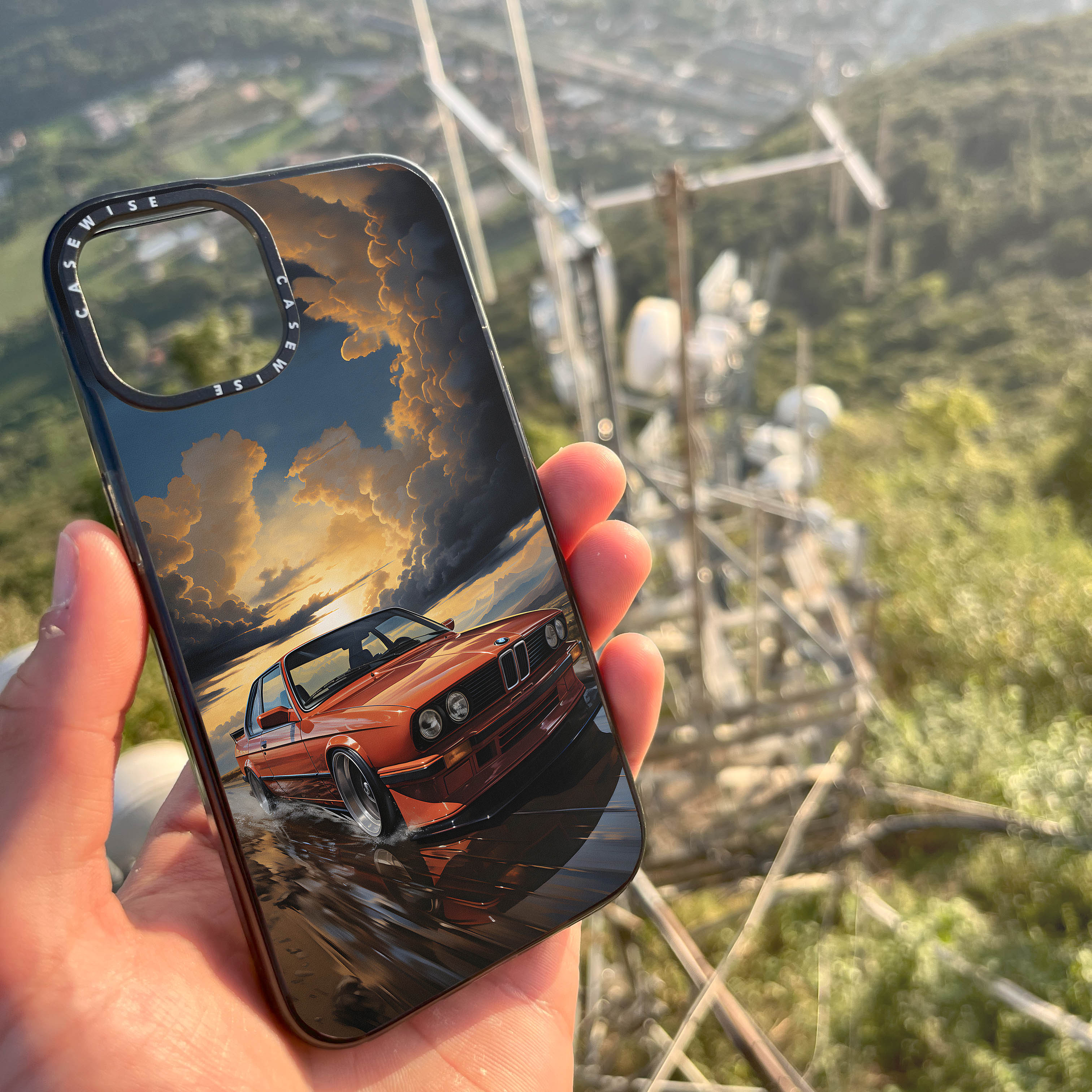 BMW M3 E30 Sunset Painting - Case