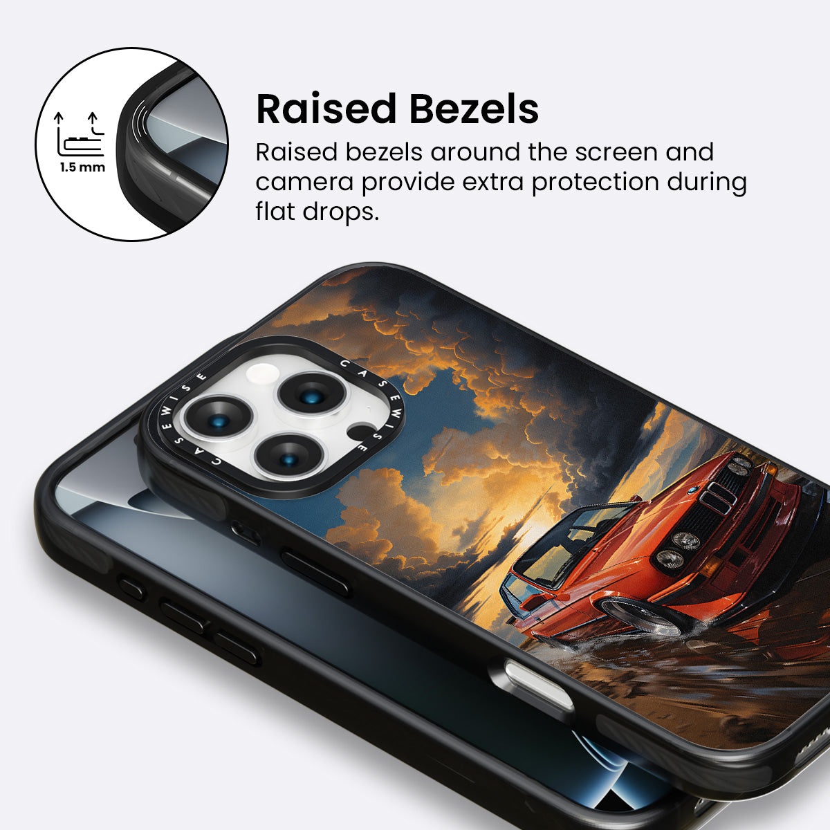 BMW M3 E30 Sunset Painting - Case