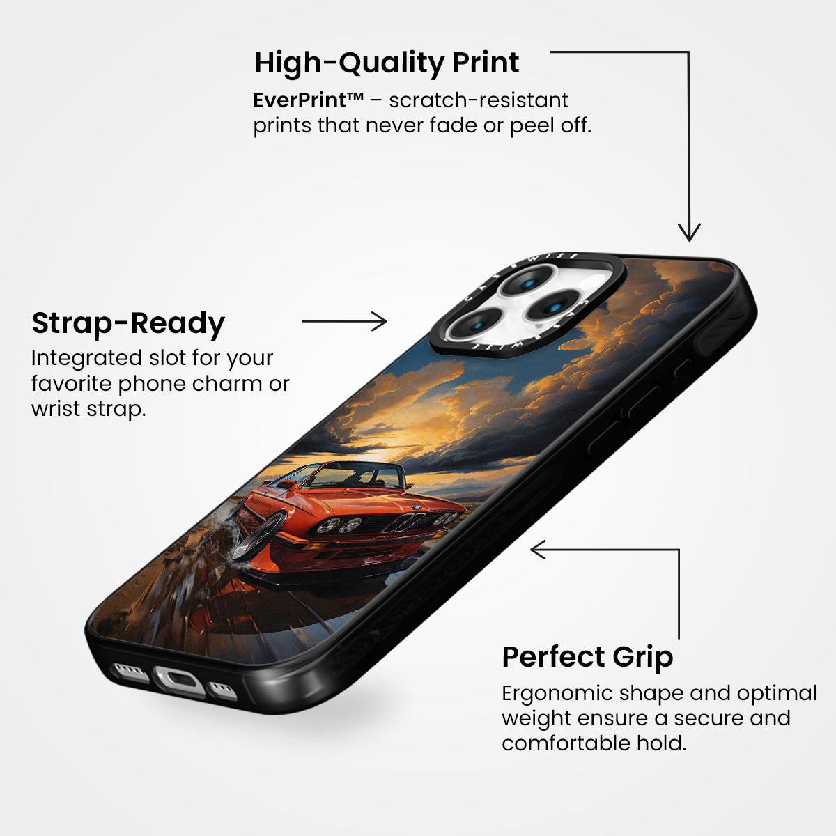 BMW M3 E30 Sunset Painting - Case