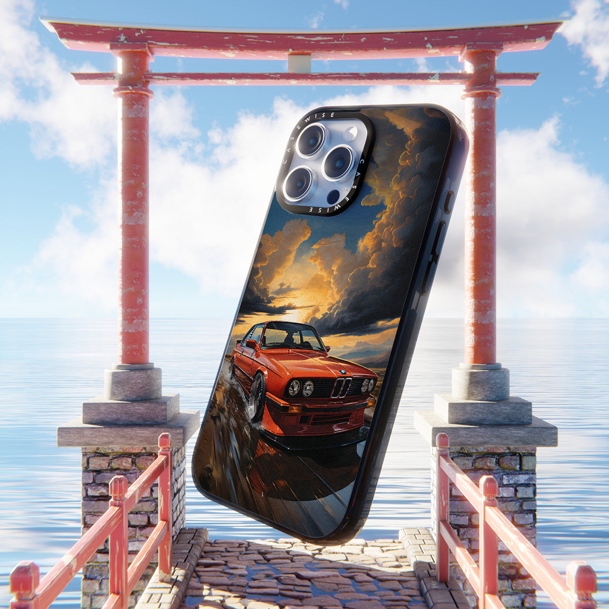 BMW M3 E30 Sunset Painting - Case