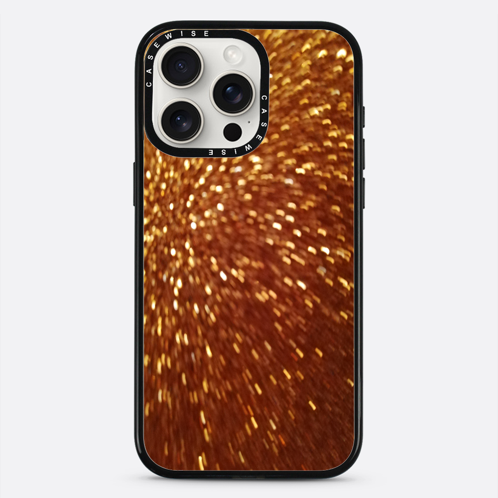 Gold glitter - Case