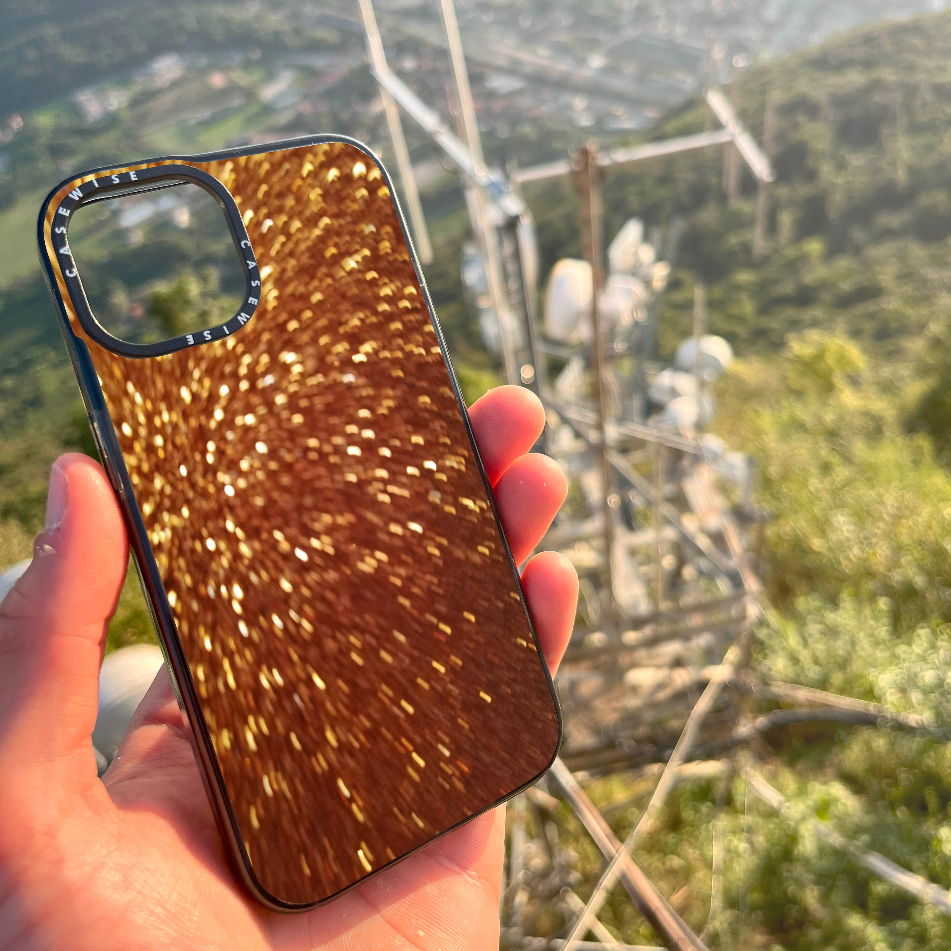 Gold glitter - Case