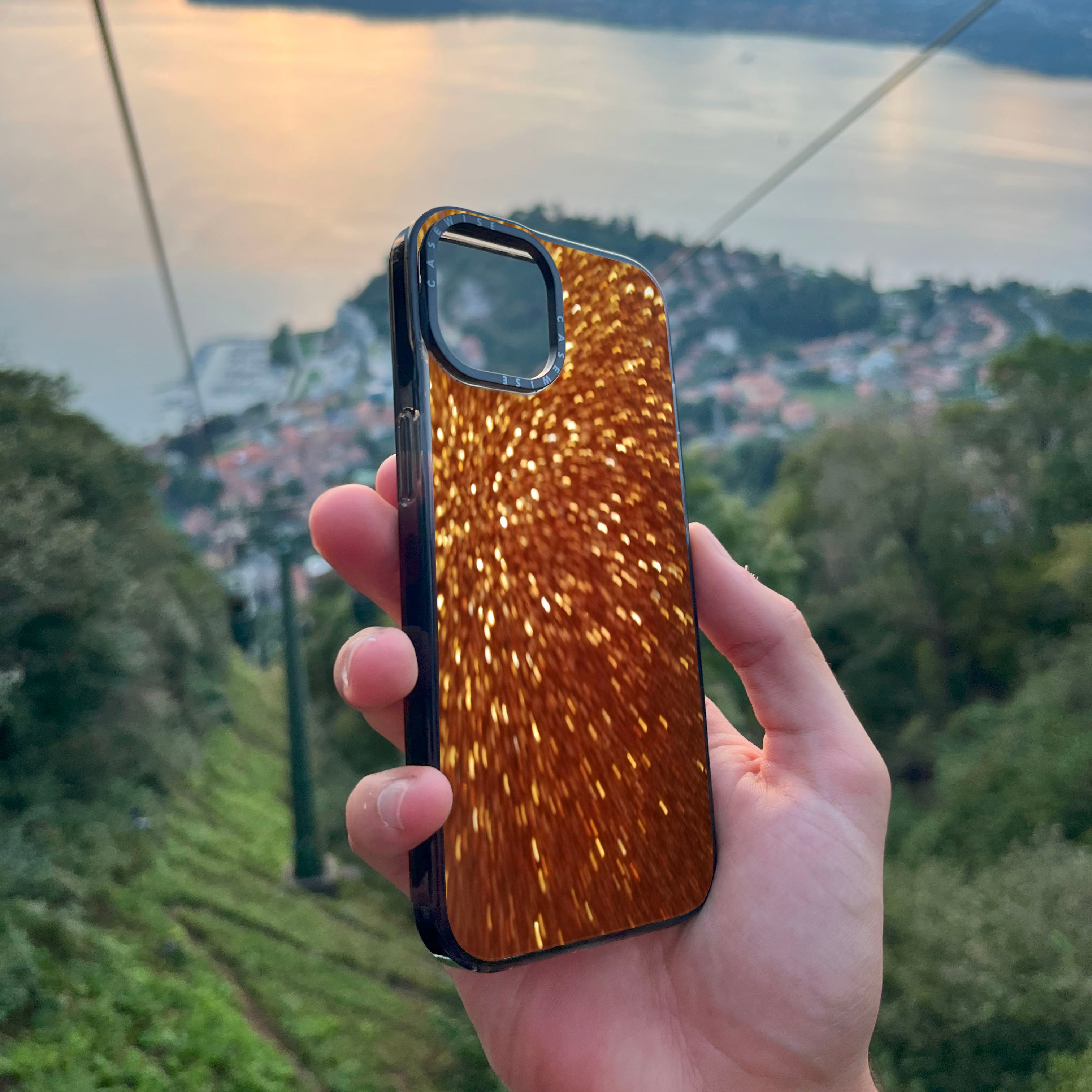 Gold glitter - Case
