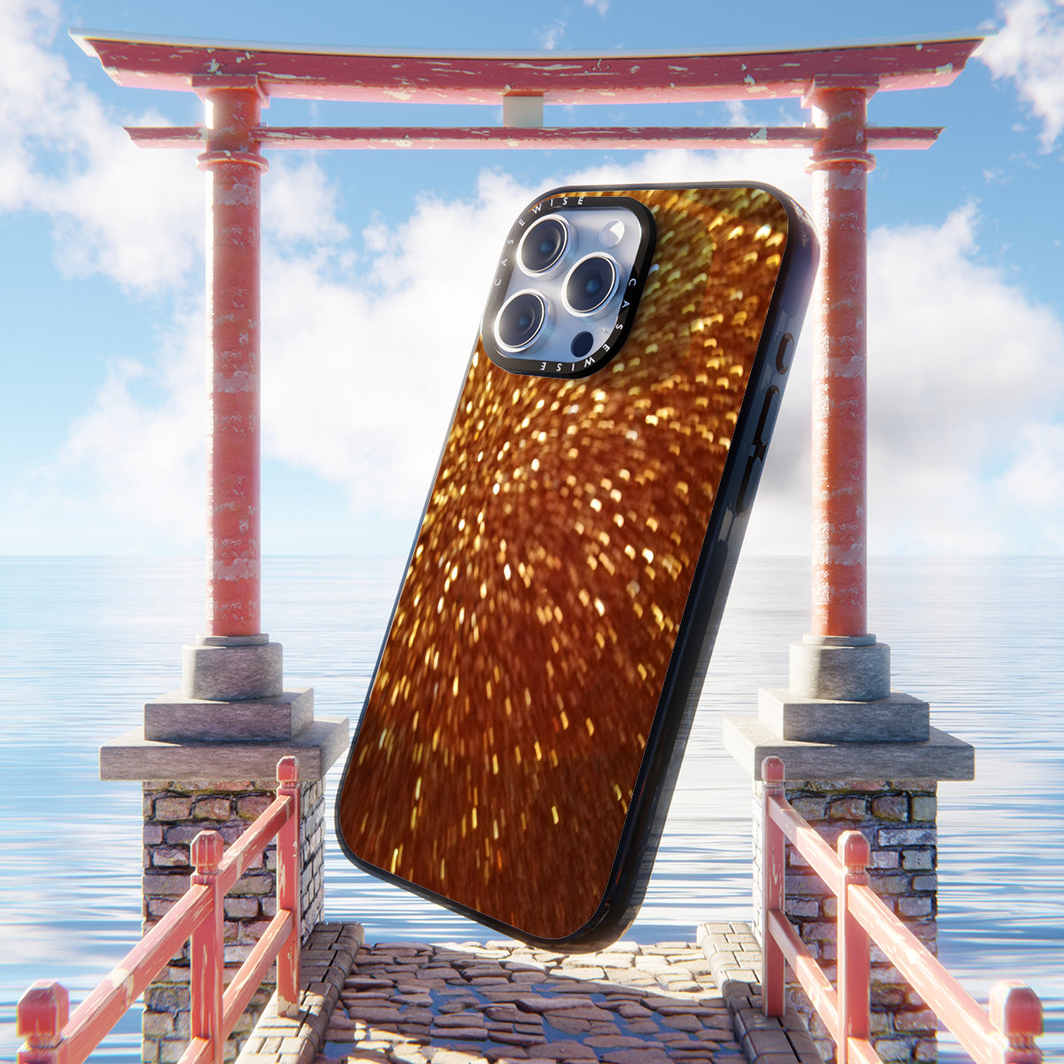 Gold glitter - Case