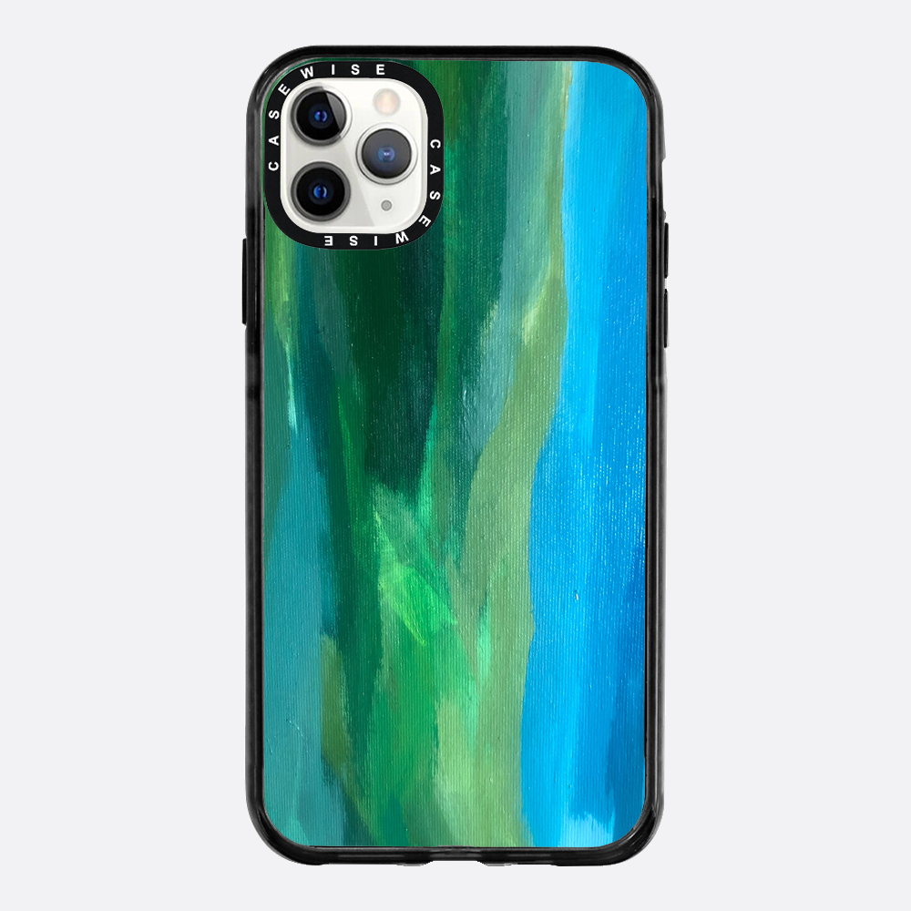 Green with blue - Case