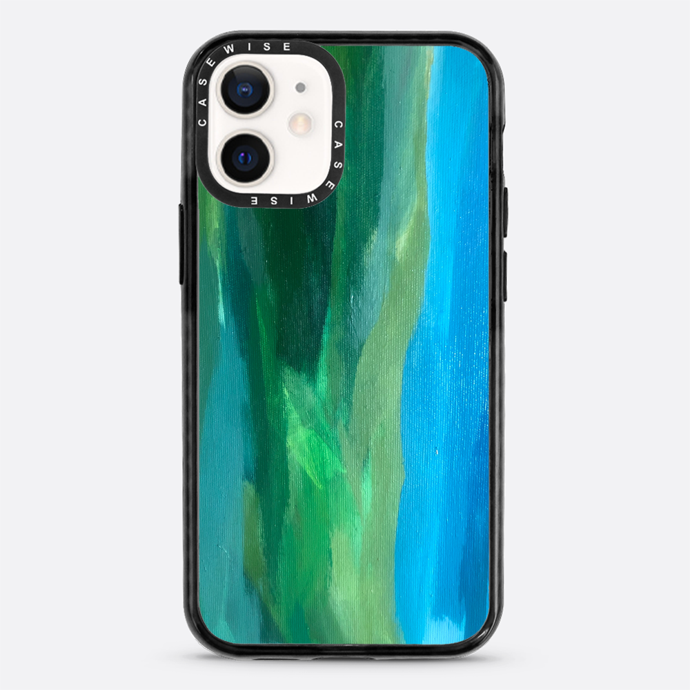 Green with blue - Case