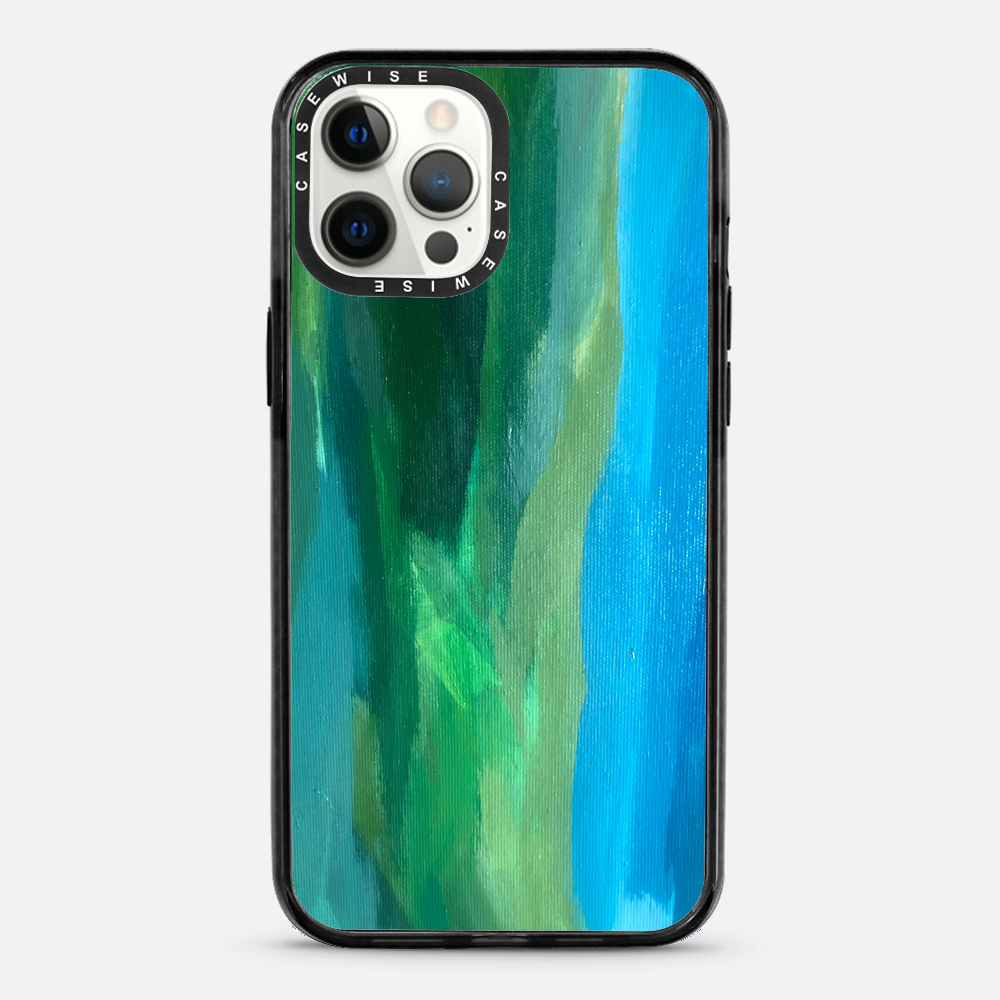 Green with blue - Case