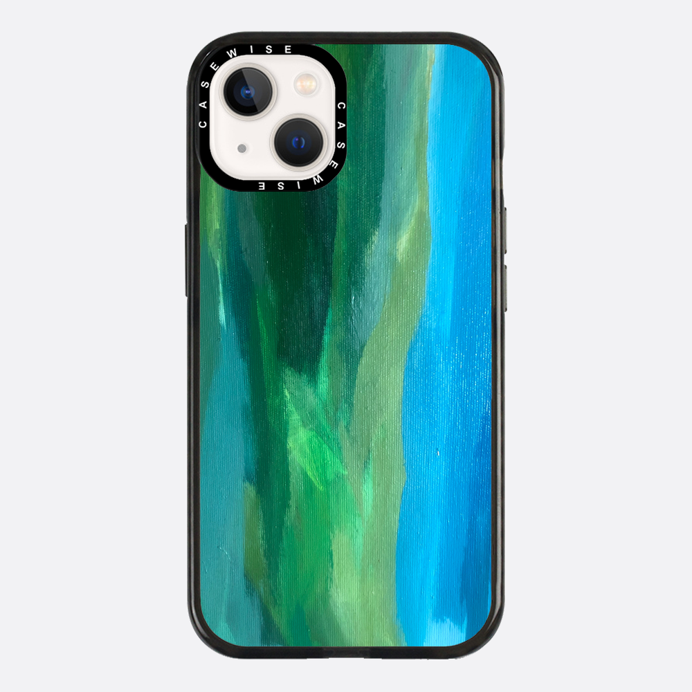Green with blue - Case